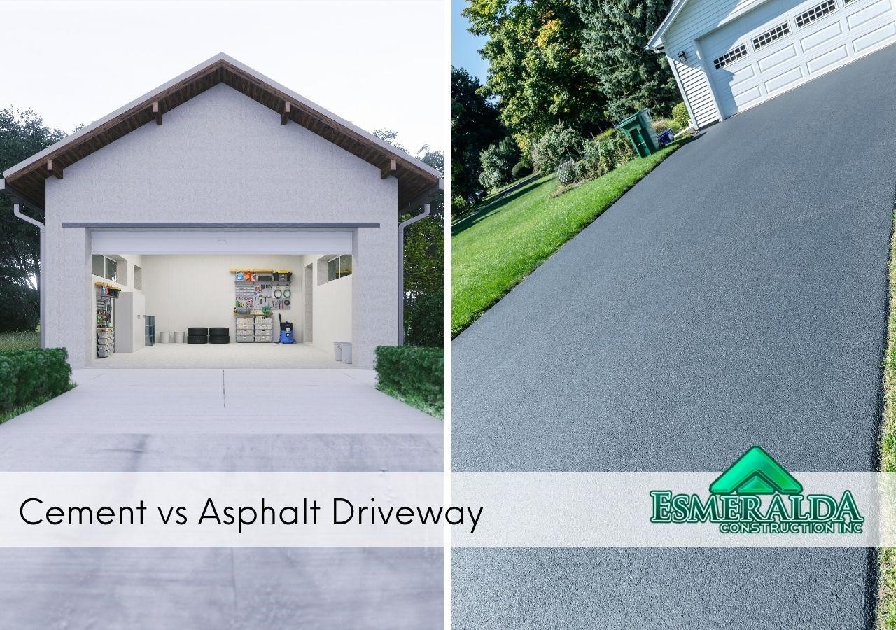 The Great Debate: Which One Is Better, A Cement vs Asphalt Driveway? Read our blog!