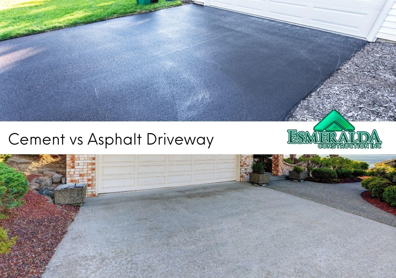 Comparing Cement and Asphalt Driveways - Advantages vs. Disadvantages